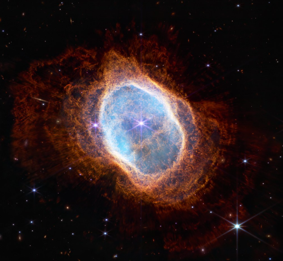 James Webb Space Telescope image of the Southern Ring planetary nebula