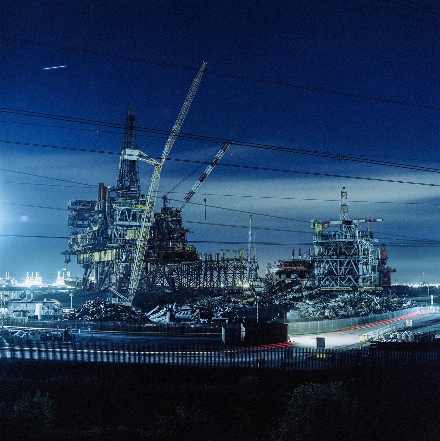   © Peter Iain Campbell / [Decommissioned] Brent Alpha Platform, Able UK Yard, Teesside {02.11.21}  