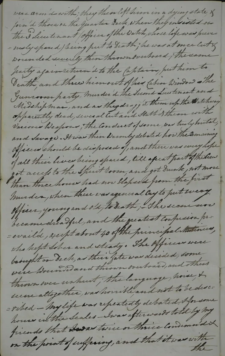 Manuscript of David O'Brien Casey