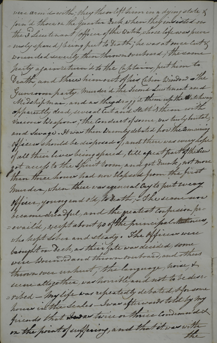 Manuscript of David O'Brien Casey