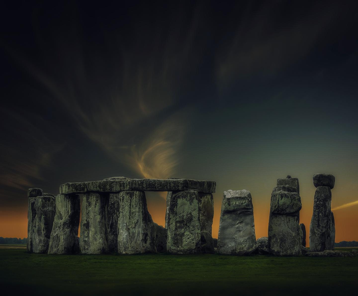 A photograph of stonehenge