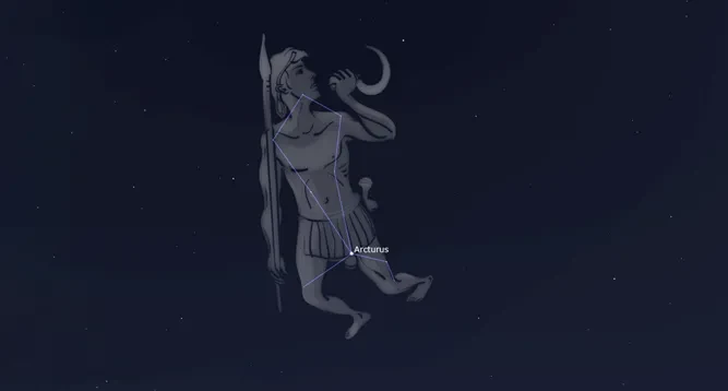 Image showing the constellation Bootes