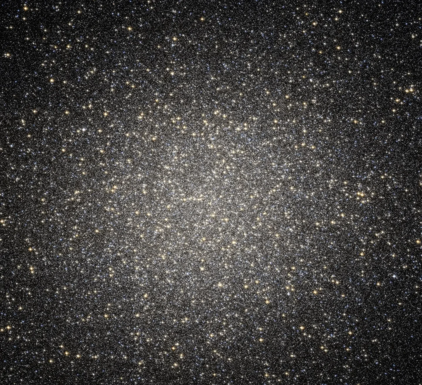 Astronomy photograph of the globular cluster Omega Centauri.