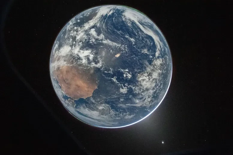 Photo of whole of Earth in space