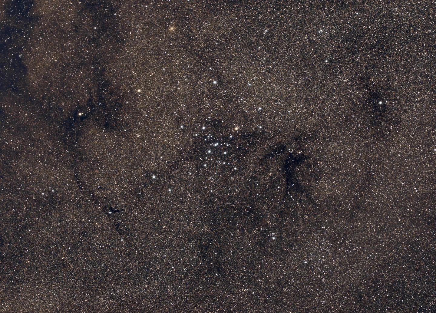 Deep sky image of ptolemy's cluster