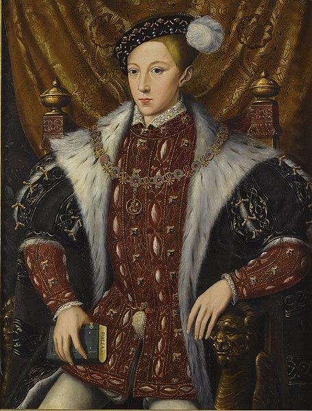 Portrait of Edward VI of England |  Circle of William Scrots  (fl. 1537–1554) | Oil on Panel