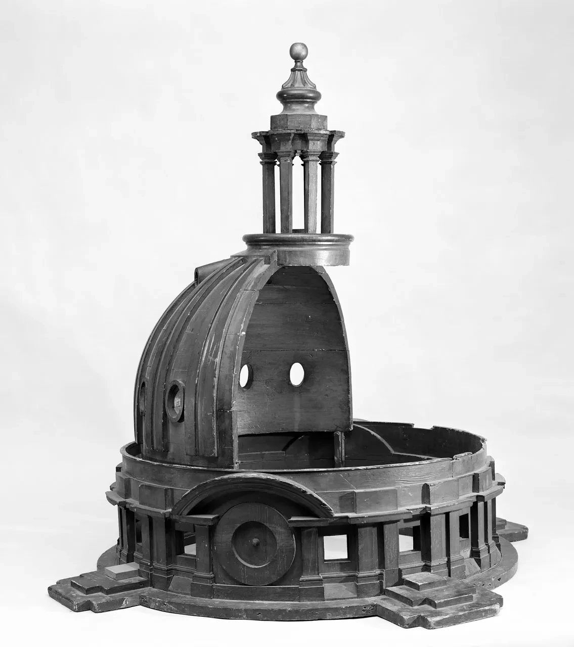 Model for the domes of Greenwich Hospital