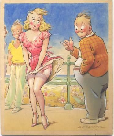 Seaside postcard - Bamforth