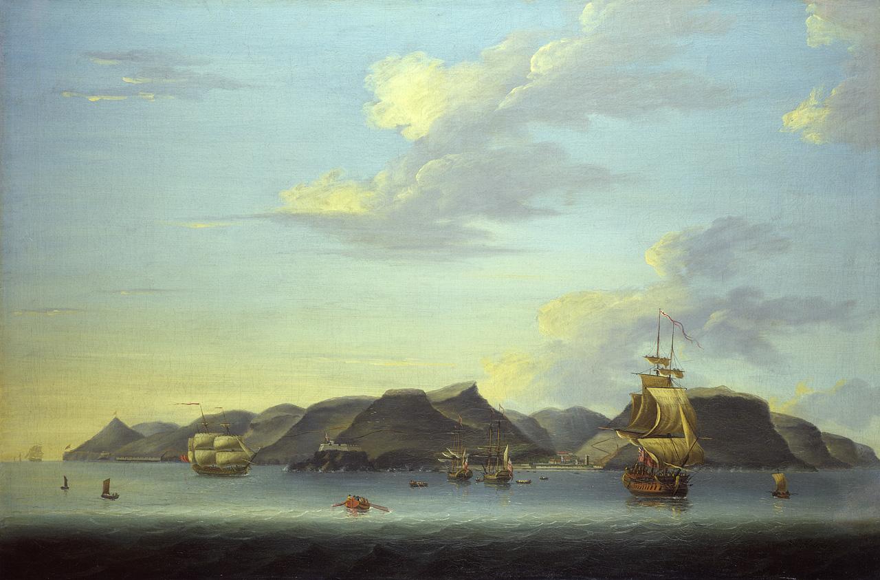 Shipping off Saint Helena