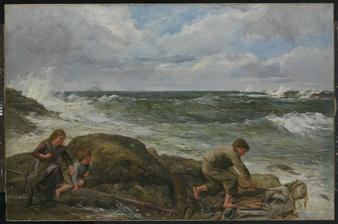 Catching a Mermaid by James Clark Hook 