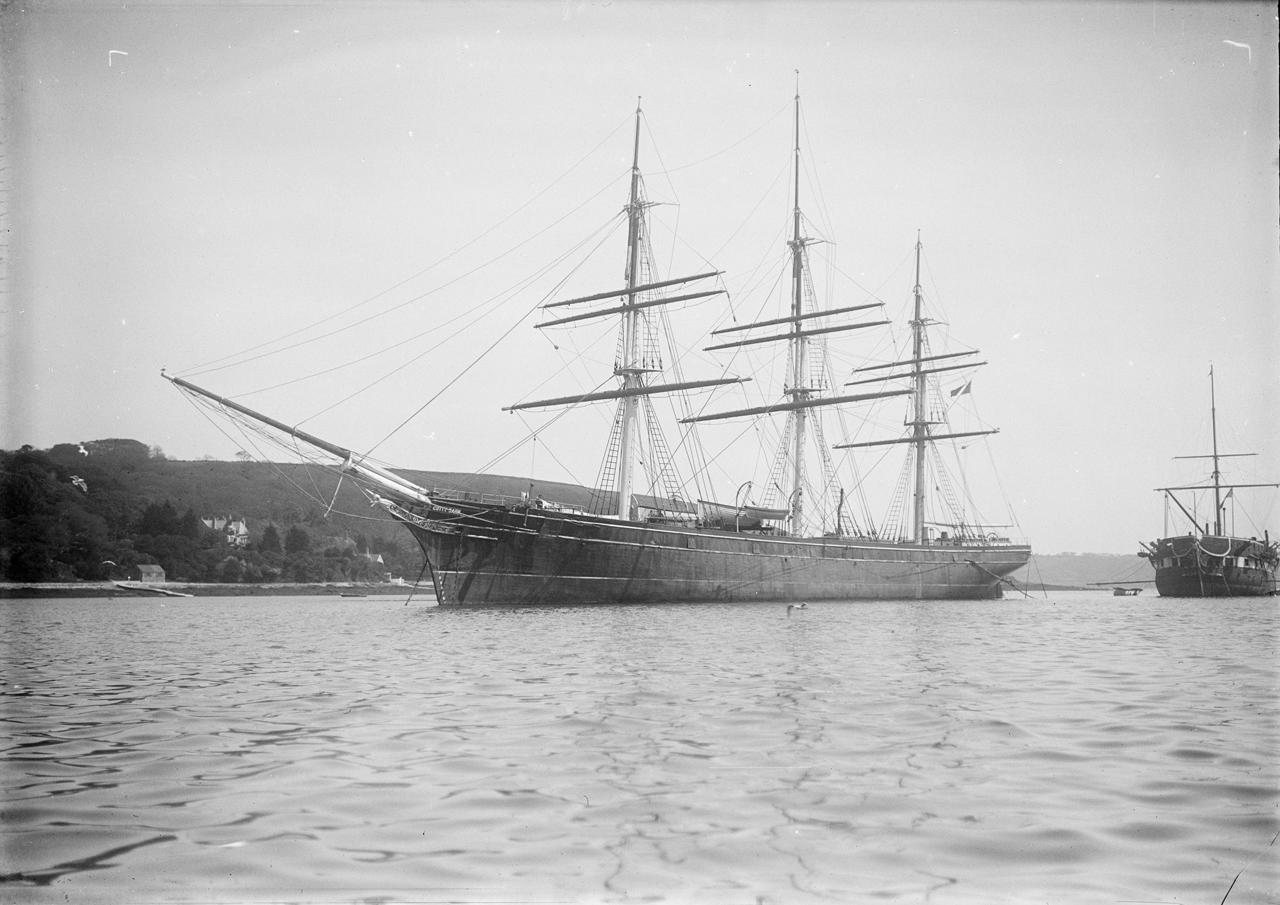 Cutty Sark at Falmouth, 1924 - 1938