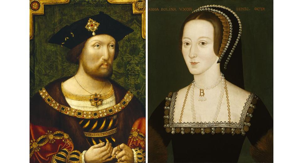 Henry VIII, unknown Anglo-Netherlandish artist, and Anne Boleyn, unknown artist ©National Portrait Gallery, London