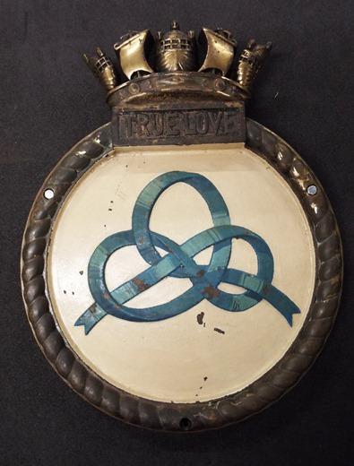 HMS Truelove ship badge