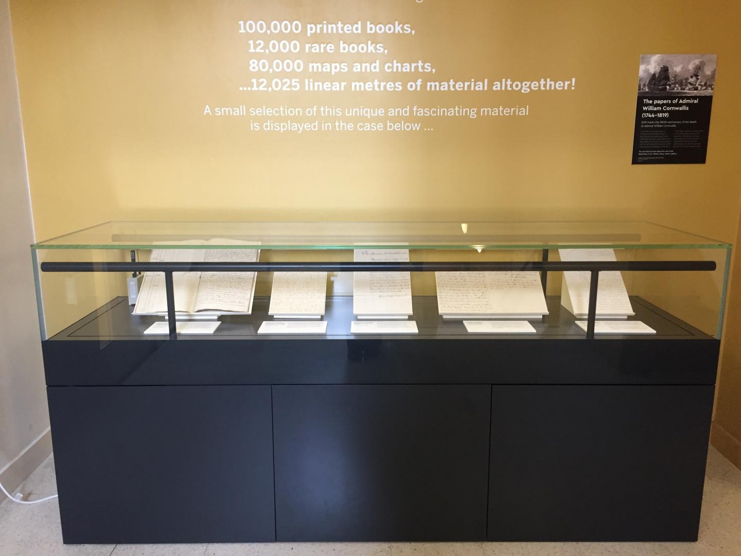 The Caird Library Display Case