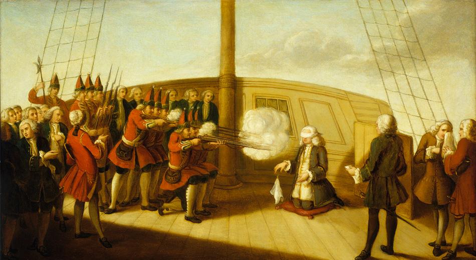 The Execution of Admiral Byng, 14 March 1757