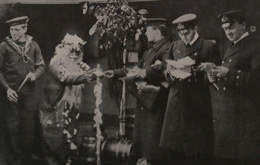 The Arrival of the Ship’s Postman. Father Christmas Receives the Season’s Greetings.