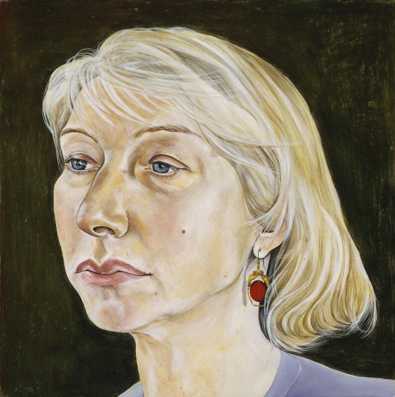 Helen Mirren by Ishbel Myerscough, oil on board, 1997 © National Portrait Gallery