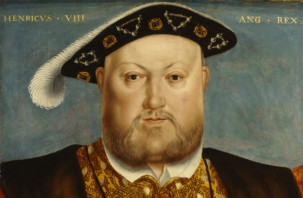 Painting of Henry VIII by Hans Holbein | 16th Century Oil on Canvas | National Maritime Museum, Greenwich, London