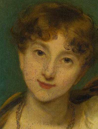 Detail of Horatia Nelson portrait