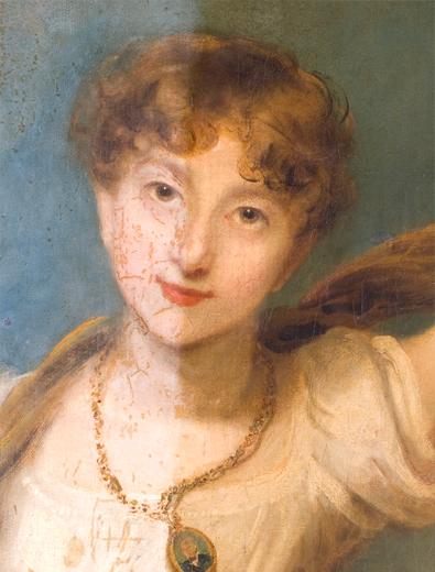 Conservation of Horatia Nelson portrait 