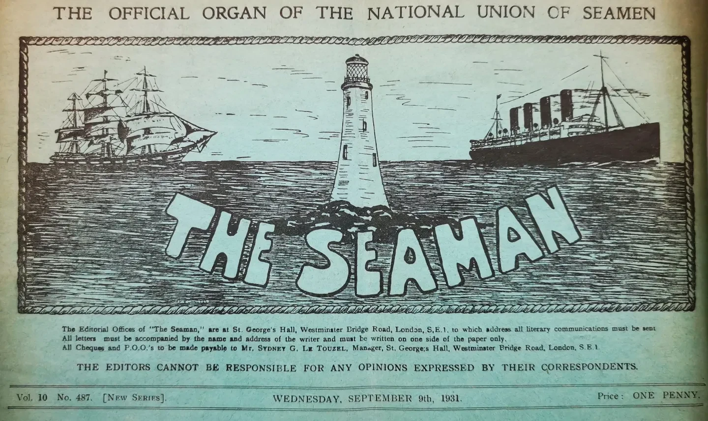 Front page from the September 1931 issue
