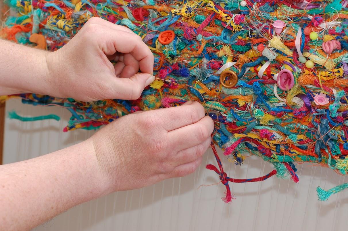 Flotsam weaving - technique