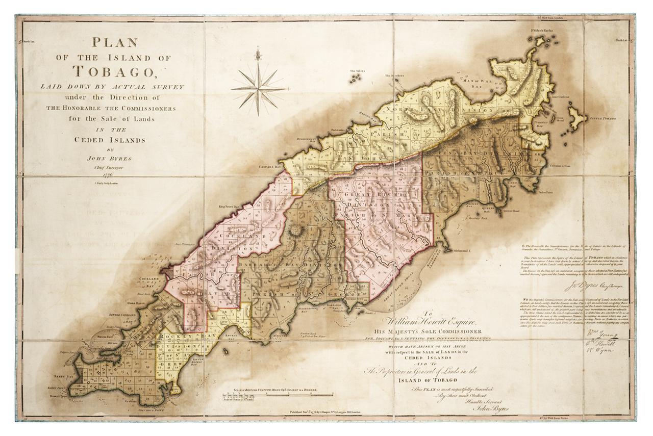 Plan of the islands of Tobago