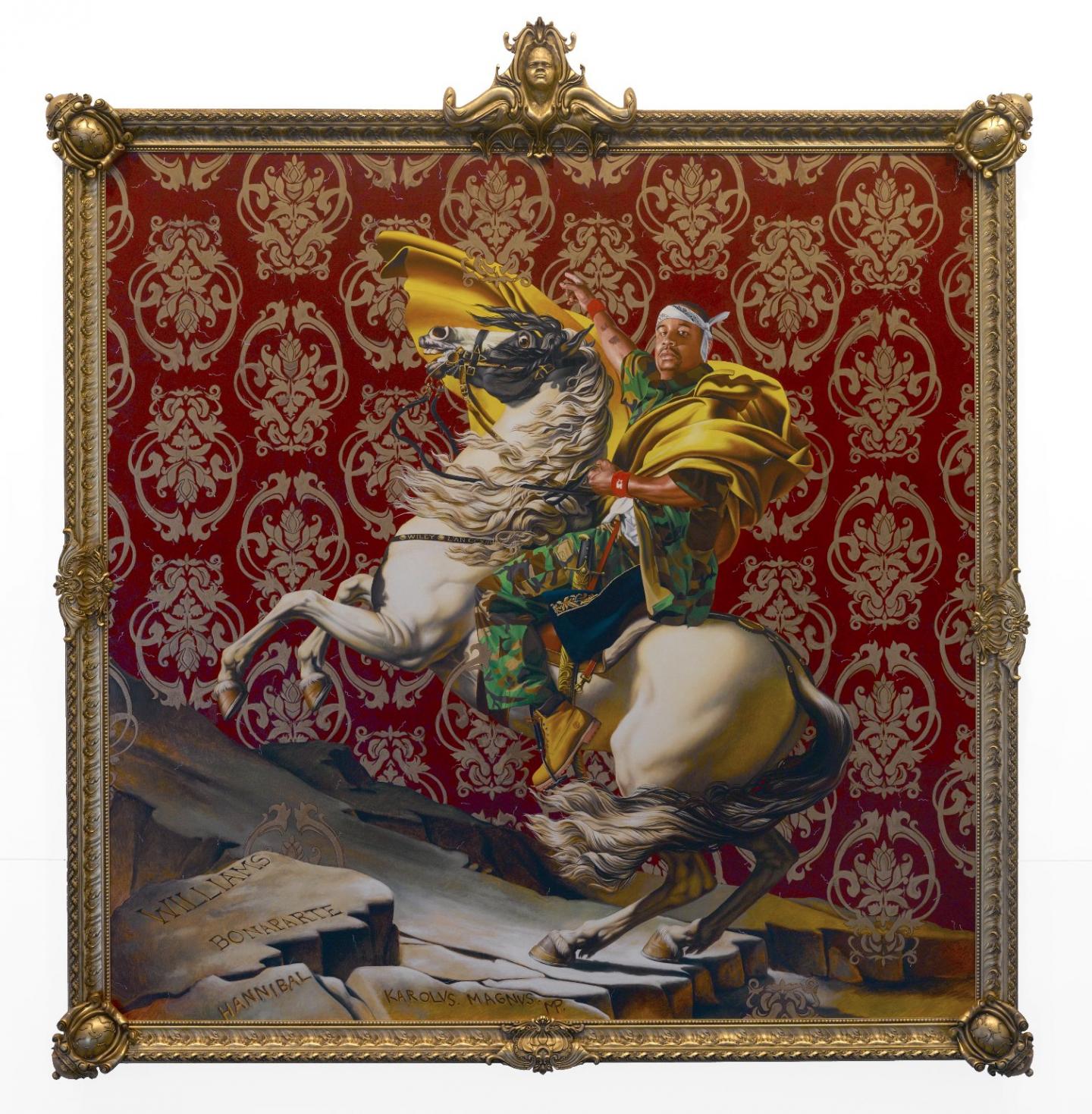 Napolean Leading the Army Over the Alps (2005) © Kehinde Wiley. Courtesy Sean Kelly Gallery, New York