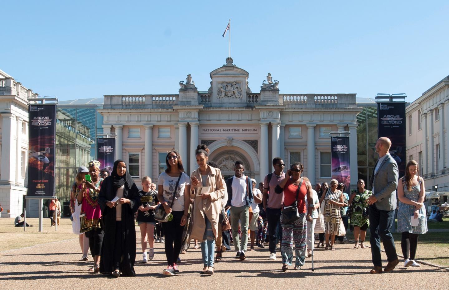 Procession at the National Maritime Museum as part of International Slavery Remembrance Day 2016