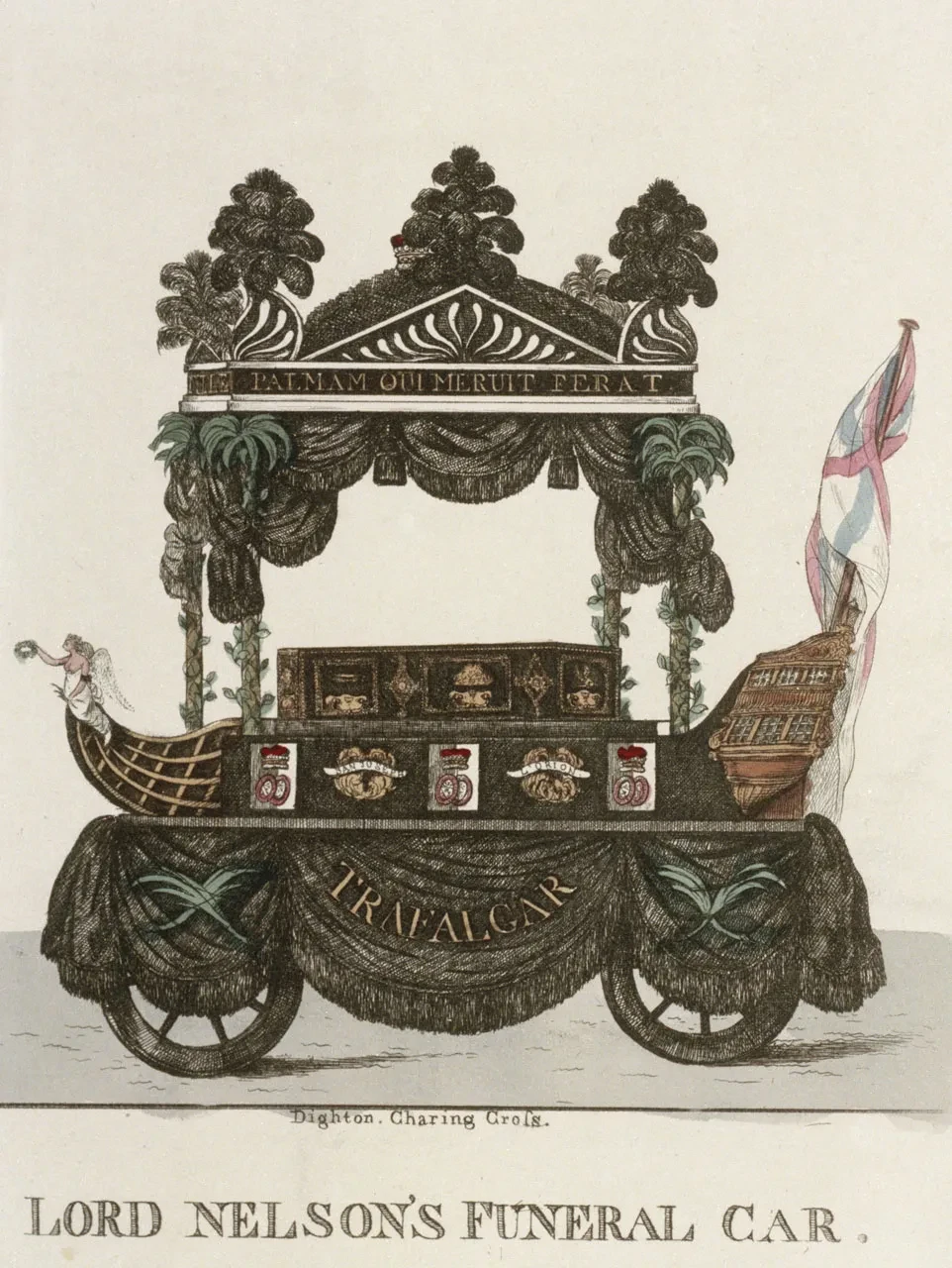 Nelson’s funeral car