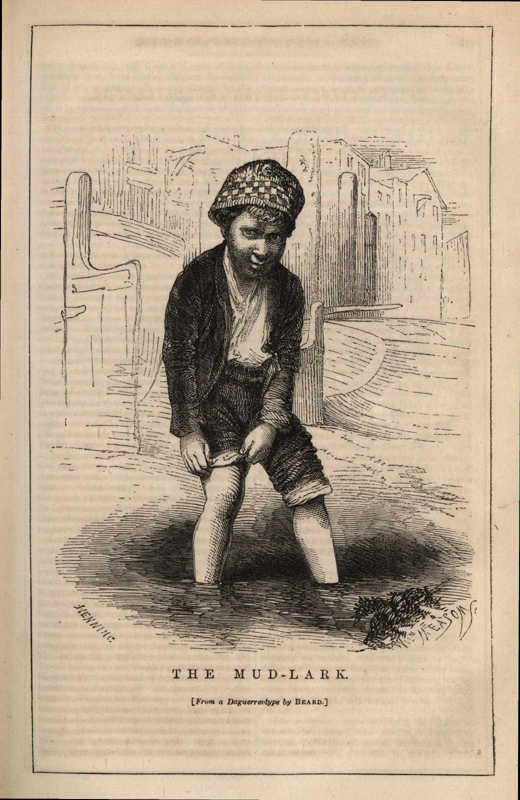 ‘The Mud-lark’ from Henry Mayhew’s London Labour and the London Poor