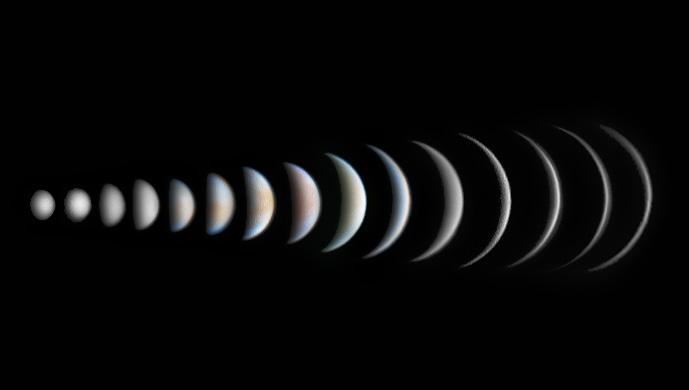 Venus Phase Evolution (c) Roger Hutchinson