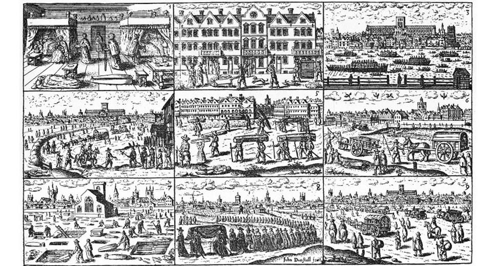 Plague in London, 1665 Credit: Wellcome Library, London.