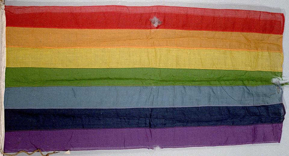 Rainbow flag at the National Maritime Museum