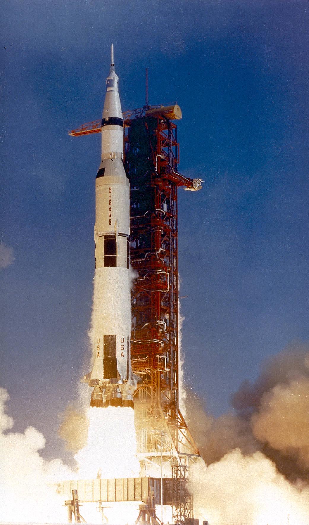 Saturn V lift off