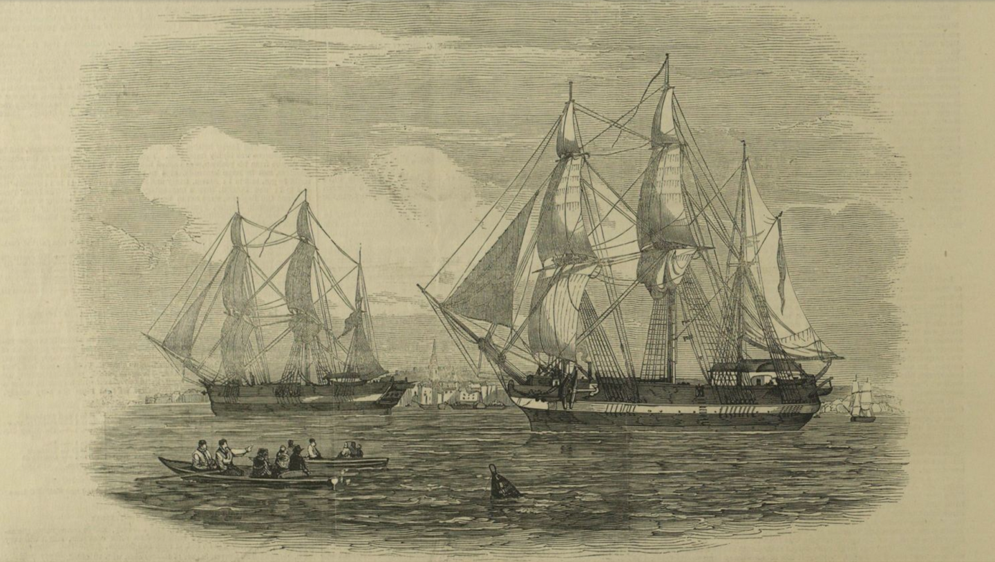 The departure of HMS Erebus and Terror