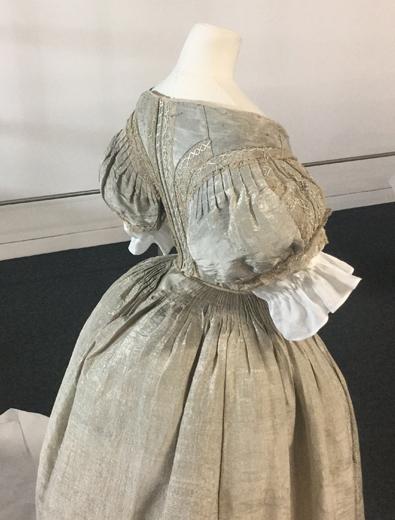 Silver Tissue Dress from the Fashion Museum Bath