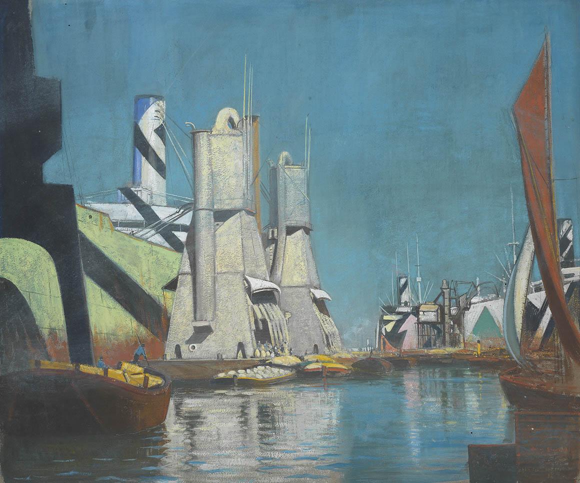 The Grain docks by John Everett
