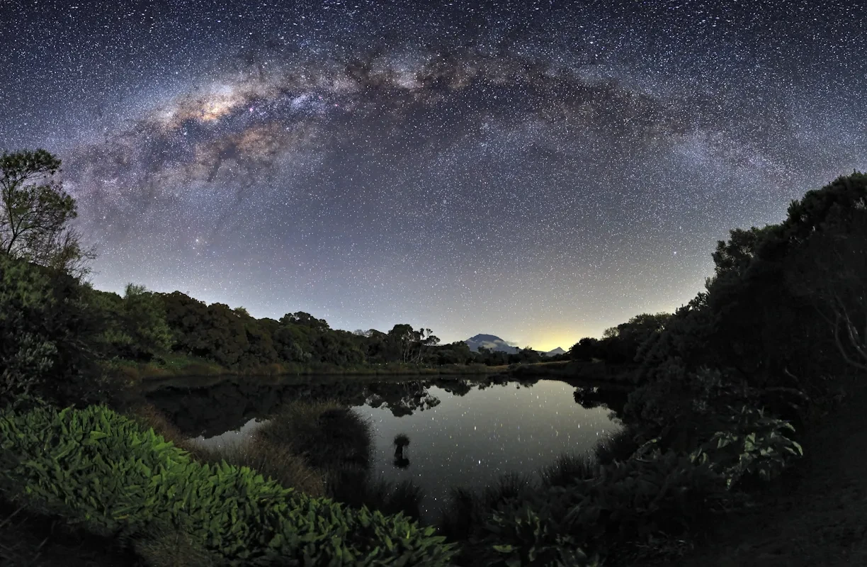 The Milky Way View from the Piton de l’Eau, Réunion Island © Luc Perrot, Astronomy Photographer of the Year Earth and Space Commended 2012 