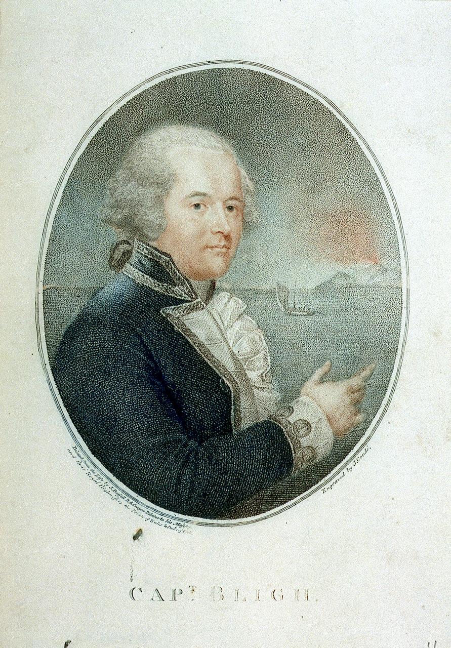 Captain Bligh, Frontispiece to A Voyage to the South Sea 1792 