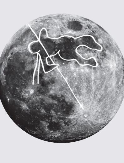 The Banished Man - Moon shape illustration