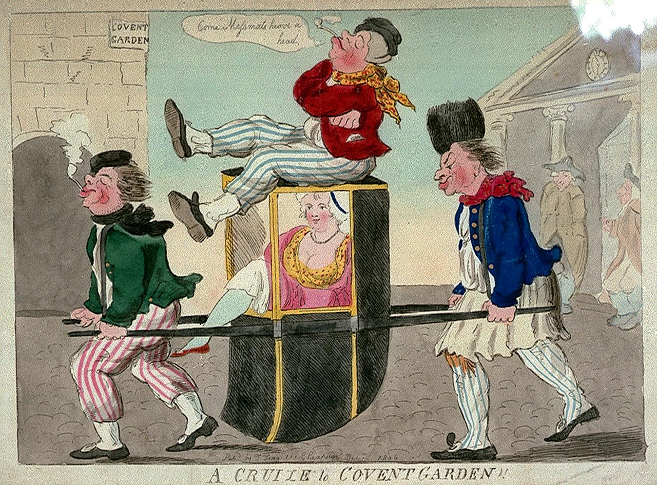 A Cruize to Covent Garden!!, 1806, published by Thomas Tegg
