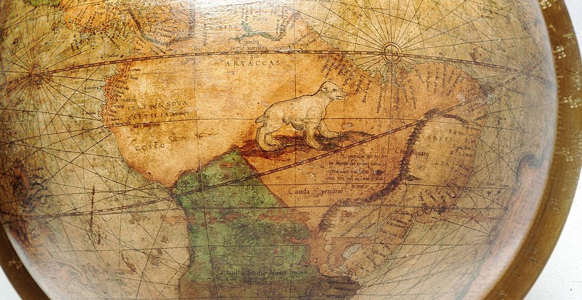 Mercator terrestrial globe (© National Maritime Museum)
