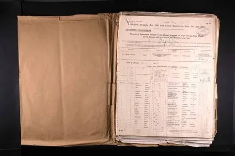 Windrush voyage passenger lists 