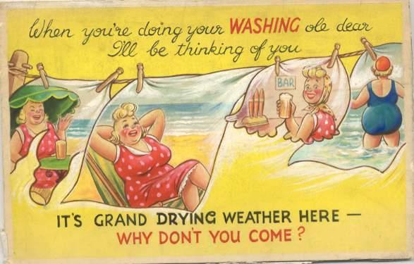 Seaside postcard - Bamforth