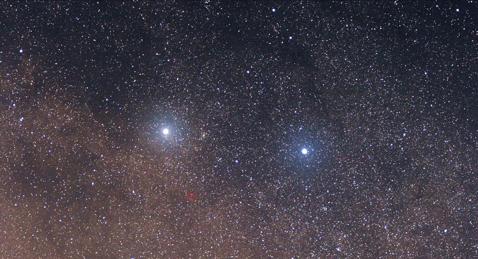 Alpha Centauri, Beta Centauri and Proxima Centauri