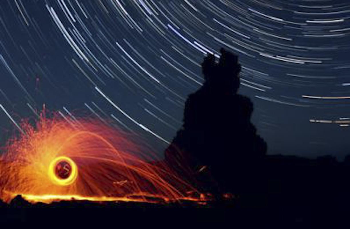 Astronomy Photographer of the Year Steph Hall Star trails