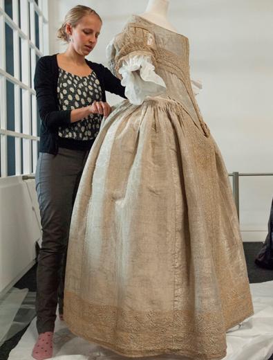 Silver Tissue Dress at the National Maritime Museum