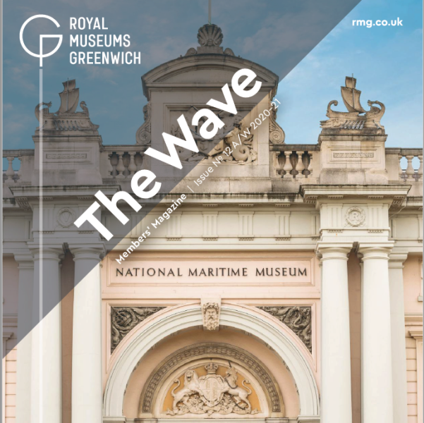 Cover of issue 12 of The Wave featuring the front of the National Maritime Museum