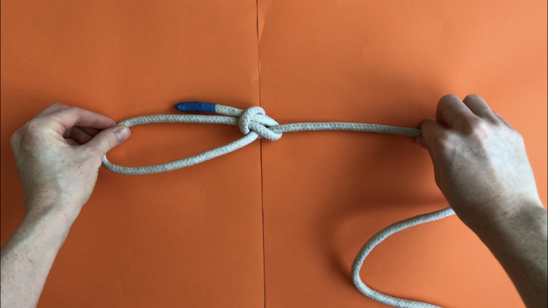 Final bowline knot